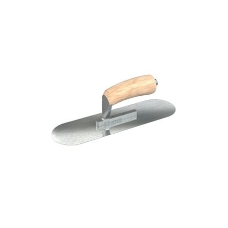 Bon Tool Razor Stainless Steel Pool Trowel - 12" x 3-1/2" with Camel Back Wood Handle 66-276